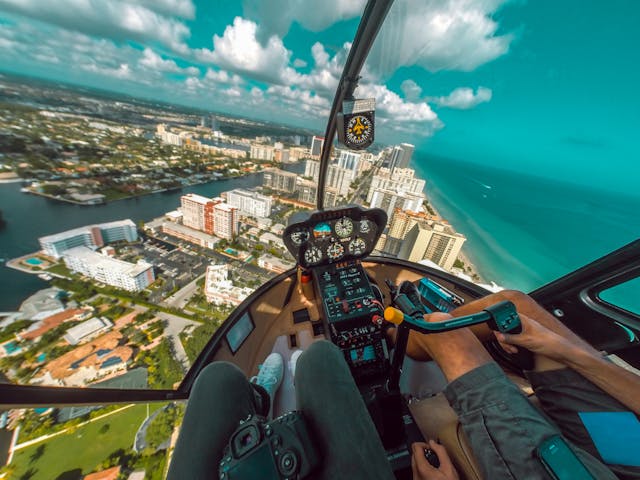 sightseeing in helicopter